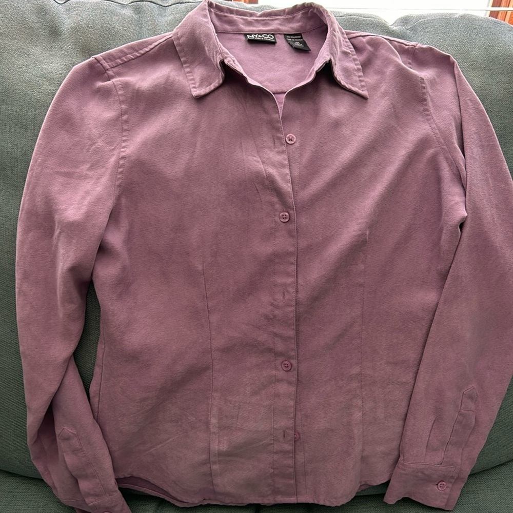 NY&CO Suede like Button Down